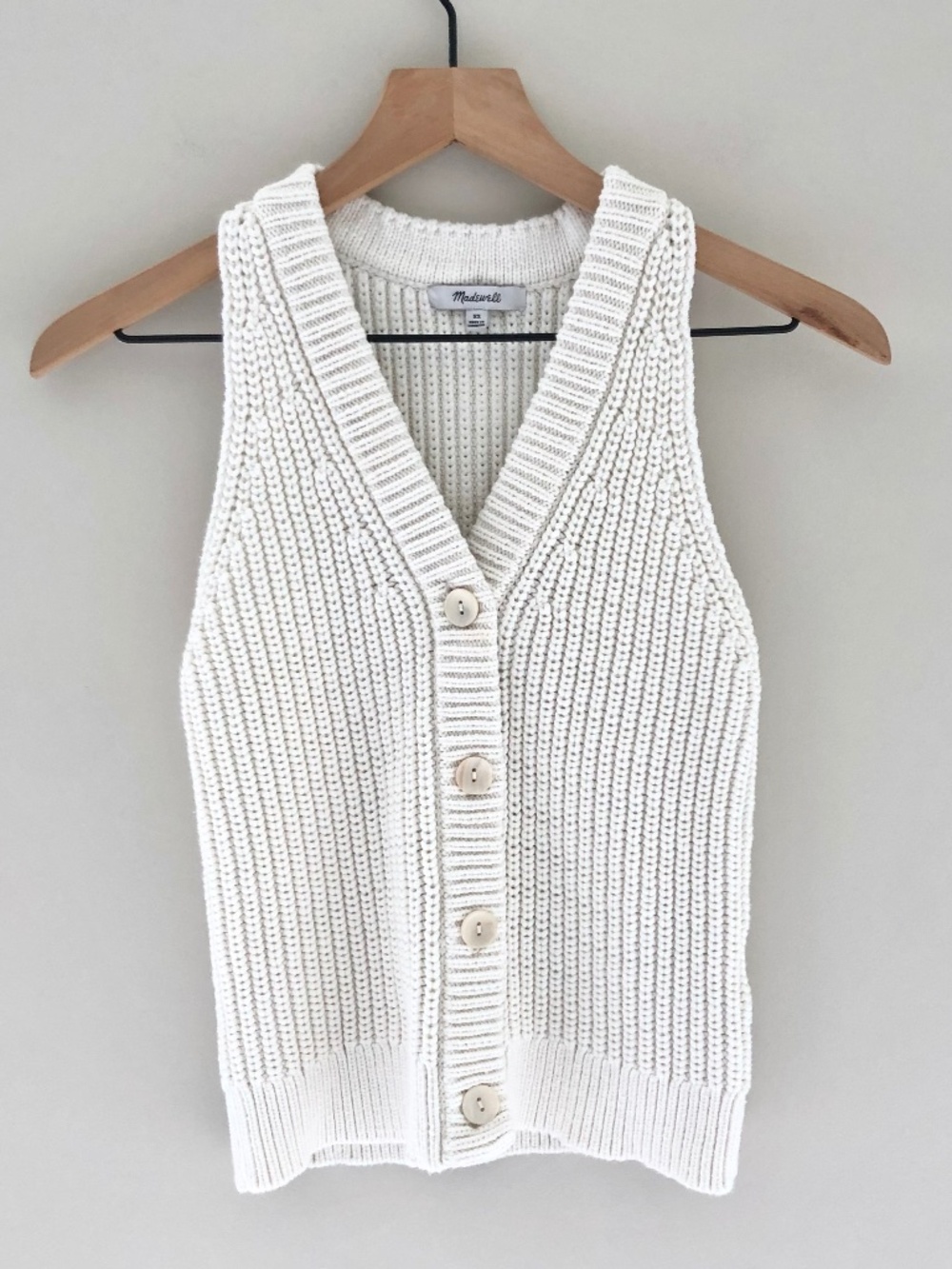 Madewell Cutaway Sweater Vest